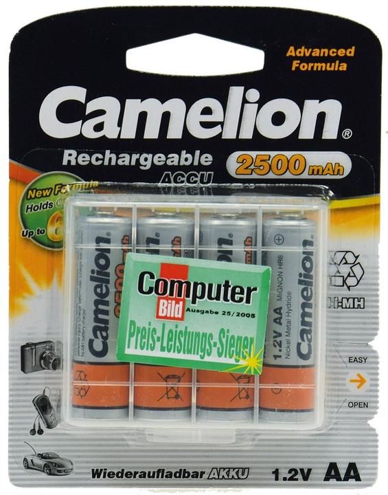 Immagine prodotto Camelion NH-AA2500-BC4 (4 pz., AA, 2500 mAh)