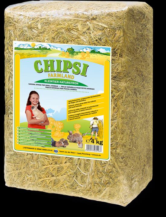 Image du produit Chipsi Terres agricoles Paille naturelle (4 kg, Copeaux)