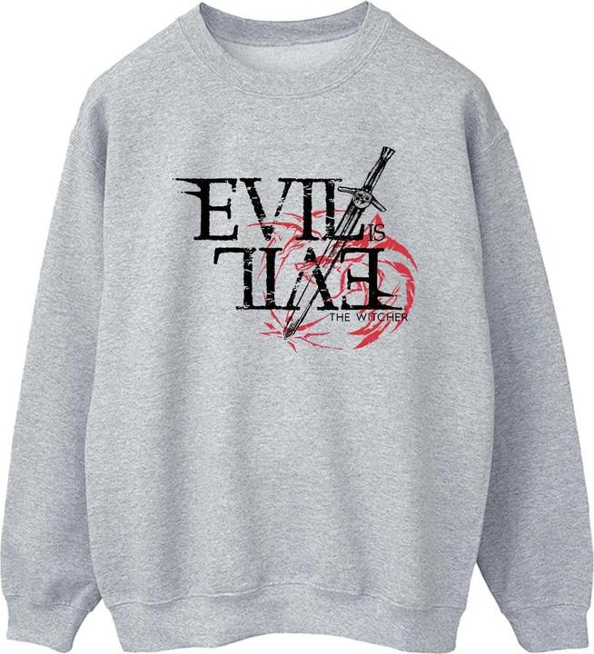 Produktbild Netflix The Witcher Evil Is Evil Sweatshirt (XXL)