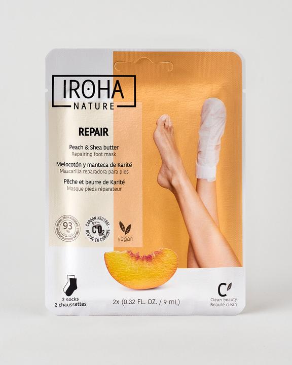Produktbild Iroha Nature Nature - Foot Mask Socks Repair Peach (Fussmaske, 9 ml)