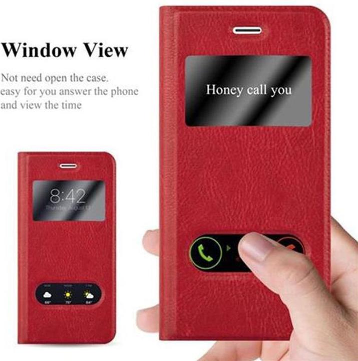 Actual product image Cadorabo Book with View double window cover (Apple iPhone 7 Plus, Apple iPhone 7s Plus, Apple iPhone 8 Plus)
