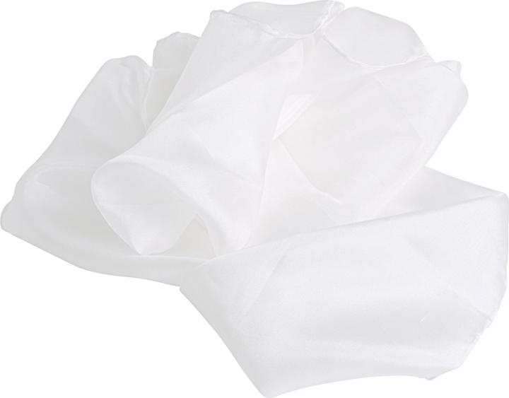 Immagine prodotto VBS Foulard di seta XXL "Pongé 05", 90 x 90 cm, 12 pezzi, bianco