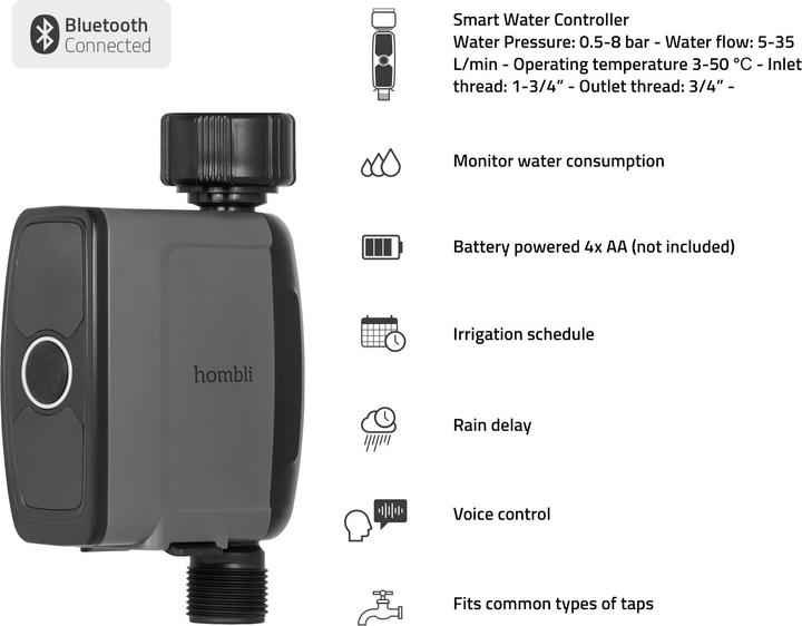 Produktbild Hombli Smart Water Controller 2 (Bewässerungscomputer)