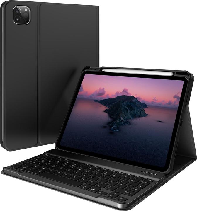 Produktbild Accezz QWERTY Keyboard Bookcase iPad Air (2025 / 2024 / 2022 / 2020) / Pro 11 (2022 - 2018)