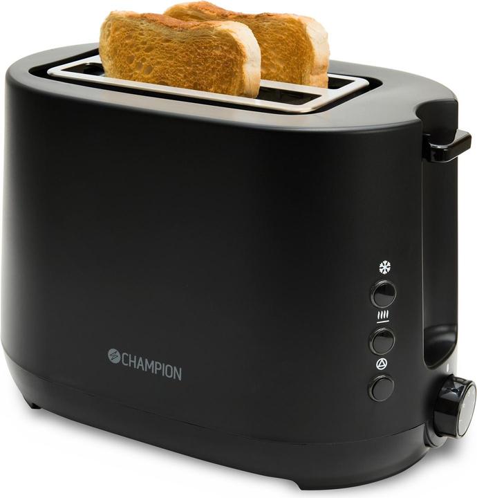 Actual product image Champion Toaster 2 slices 750W BR300 Matt black (EU plug)