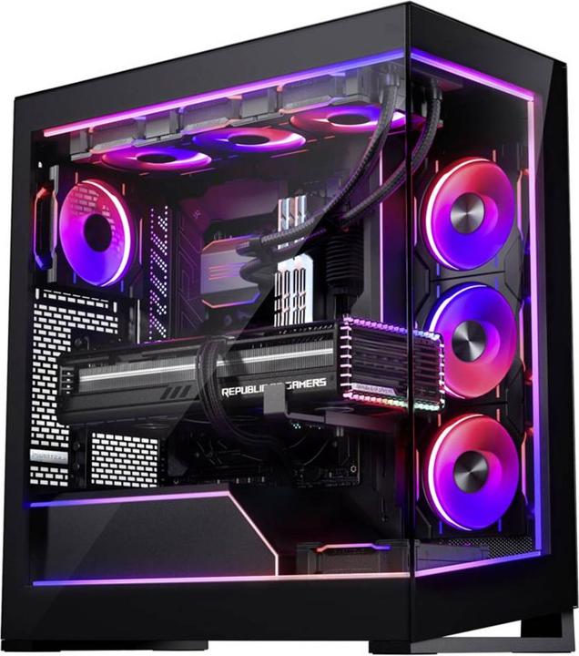 Actual product image Phanteks NV5 Premium DRGB Kit + Power Hub, 3x for external frame, 1x mainboard cable cover - black