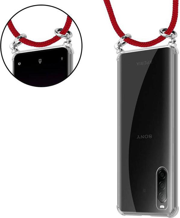 Produktbild Cadorabo TPU Handy Kette SILBER Cover