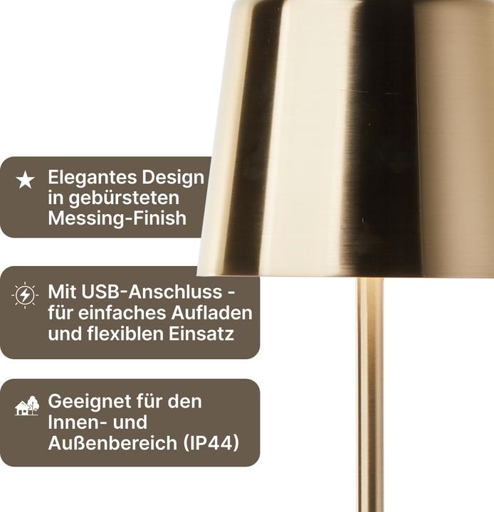 Actual product image Brilliant Rechargeable table lamp (300 lm)