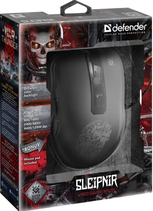 Actual product image Defender Sleipnir GM-927 mouse (52927) (Cable)