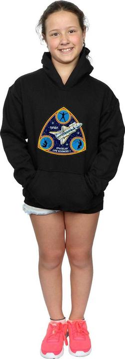 Actual product image Nasa Girls Classic Spacelab Life Science Hoodie (140, 146)