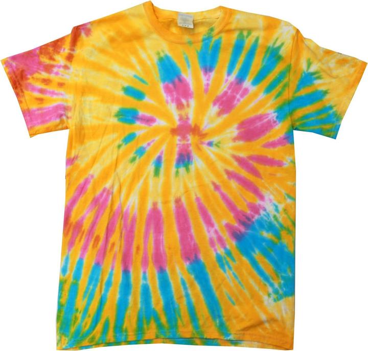 Colortone Kvinnor BatikdruckTShirt FarbenRegenbogen