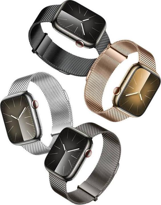 Actual product image Dux Ducis Milanese Pro Armband (49 mm, 42 mm, 45 mm, 44 mm, Stainless steel)