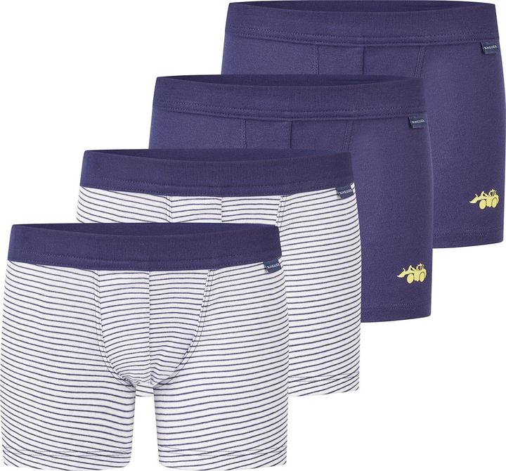 Immagine prodotto Schiesser 4 confezioni di pantaloni in cotone organico a coste sottili per bambini (140, confezione da 4)