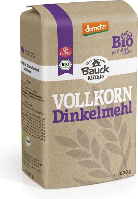 Produktbild Bauckhof V! Dinkelmehl Vollkorn DEMETER (1000 g)