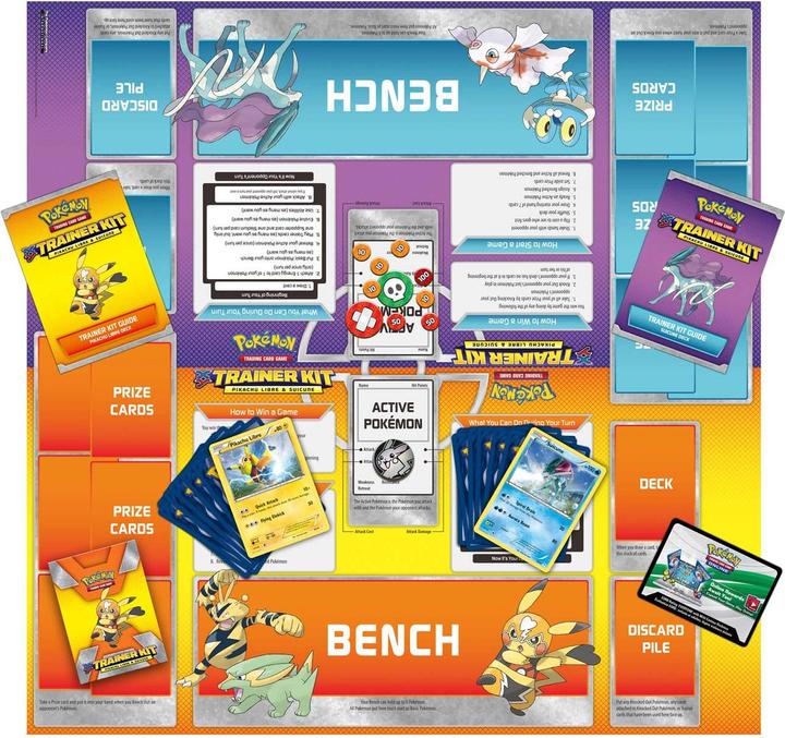 Produktbild Pokémon XY Trainer Kit Wrestler-Pikachu & Suicune (Englisch, Elite / Top Trainer Box)