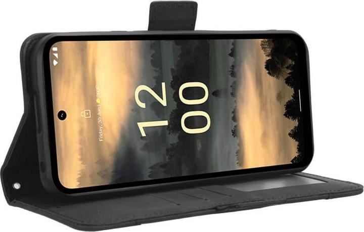 Actual product image Cover-Discount Nokia XR21 - Case with many card slots black (Nokia XR21)