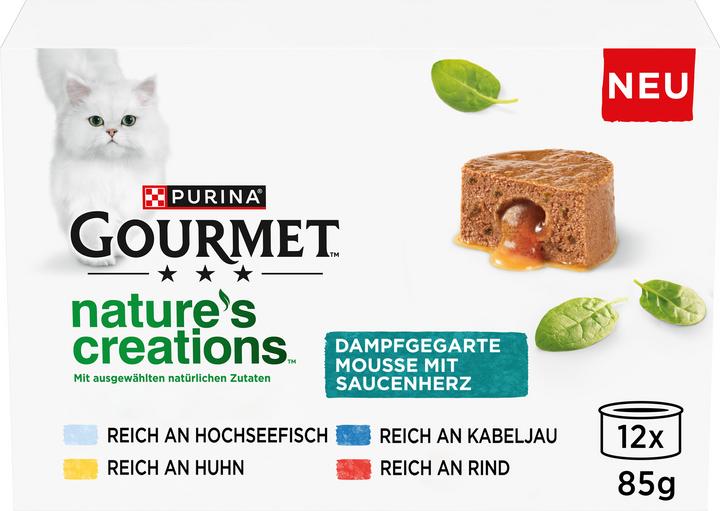 Produktbild Gourmet Nature's Creations Mousse (Adult, 12 Stk., 1020 g)