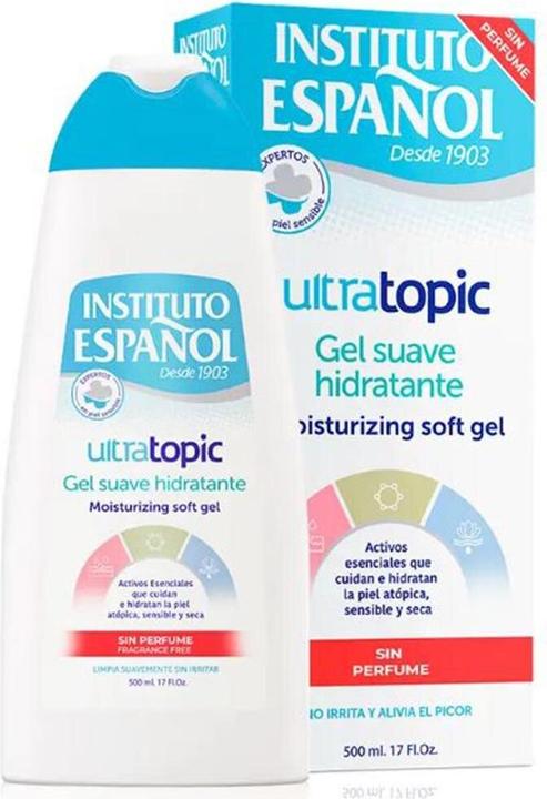 Actual product image Instituto Español Instituto Espanol Ultratopic Gentle Moisturizing Gel Fragrance-Free 500ml (500 ml)