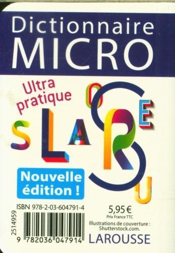 Actual product image Dictionnaire micro Larousse : ultra pratique (French, Collectif, 2024)