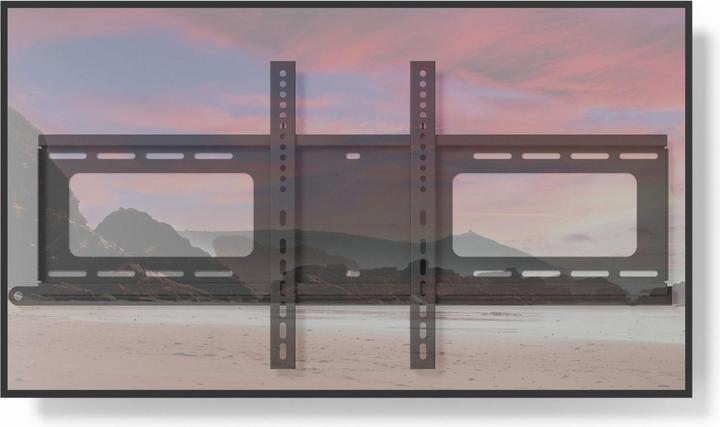 Image du produit Cavus WMF006 Tv Muurbeugel Ultra Slim XL - Vaste Ophangbeugel voor 43 - 100 Inch Tv t/m 80 Kg - Heavy Duty (Mur, 100", 80 kg)