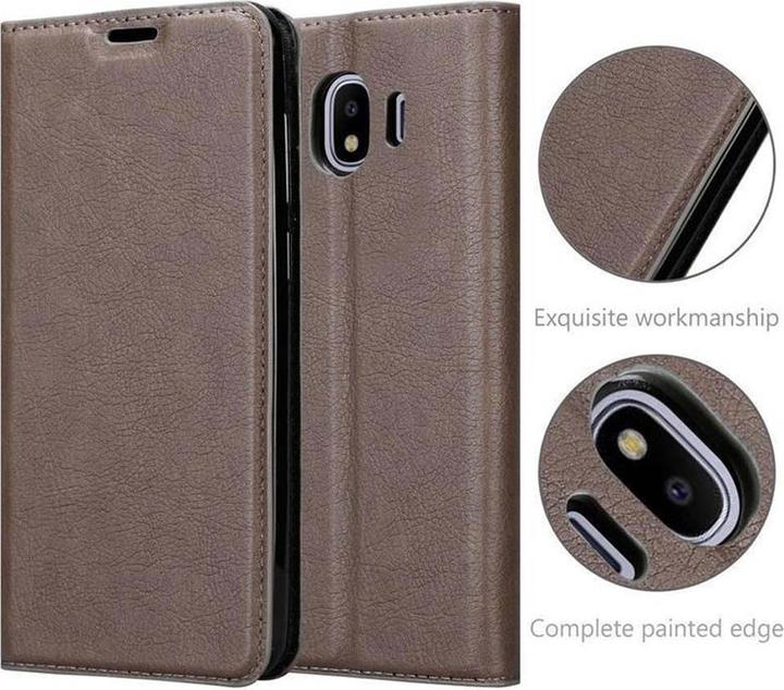 Actual product image Cadorabo Book Invisible Magnet Cover (Samsung Galaxy J4 (2018))