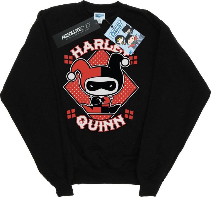 Image du produit - Sweat CHIBI HARLEY QUINN BADGE - Fille (152, 158)