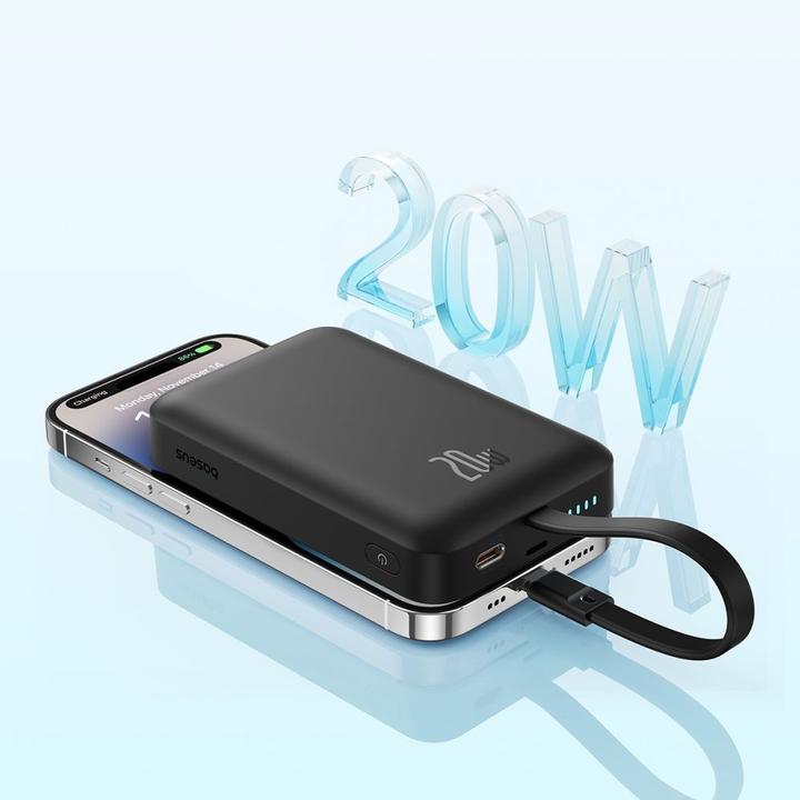 Produktbild Baseus Magnetic Mini Charger (10000 mAh, 20 W, 20 Wh)