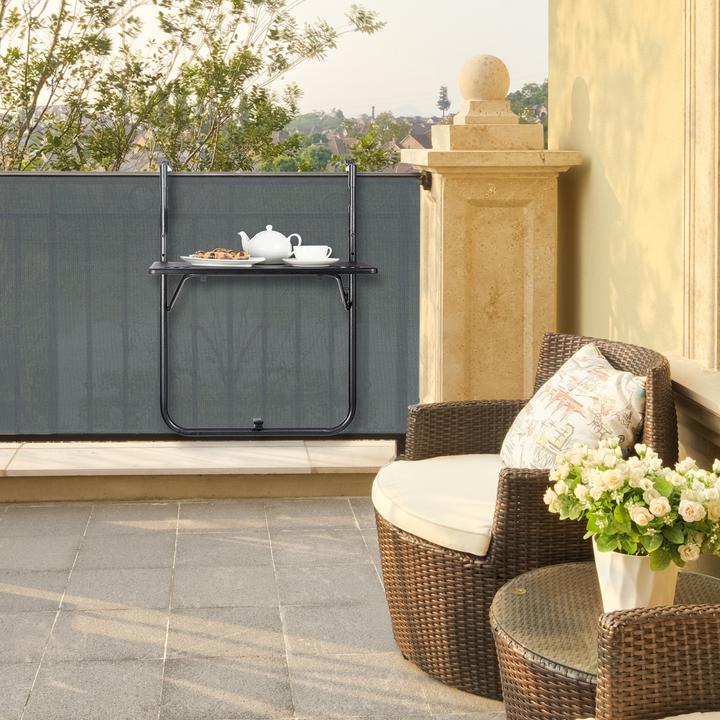 Actual product image Relaxdays Balcony hanging table (59.50 cm)