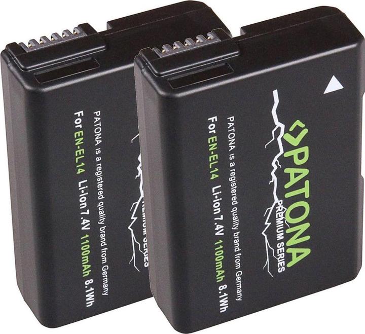 Actual product image Patona EN-EL14 Premium (Rechargeable battery)