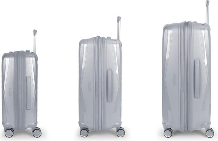 Actual product image Gabol Queens 4-wheel suitcase set 3-piece with stretch fold (223 l, XL (from 140l))