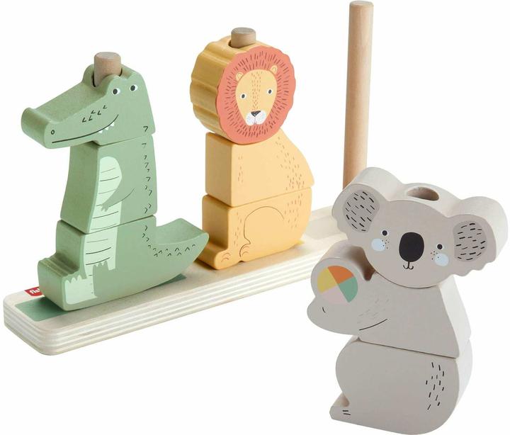 Produktbild Fisher-Price Stapel-Tierwelt aus Holz