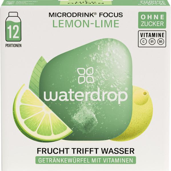 Produktbild Waterdrop Focus (Grüner Kaffee, Limette, Zitronenblatt, 12 x)