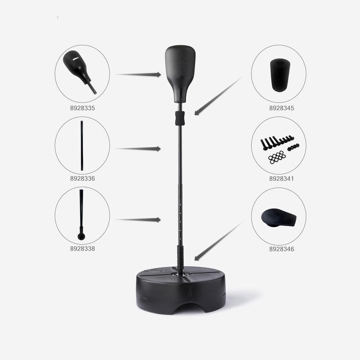 Image du produit Domyos Punching Ball avec base légère - Noir (180 cm, 5.95 kg)