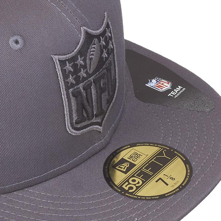 Image du produit New Era 59Fifty Fitted Cap - GRAPHITE NFL Logo gris (7 3/8)