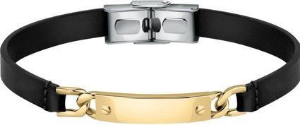 Morellato Leather bracelet with gold-plated decoration Moody SQH43