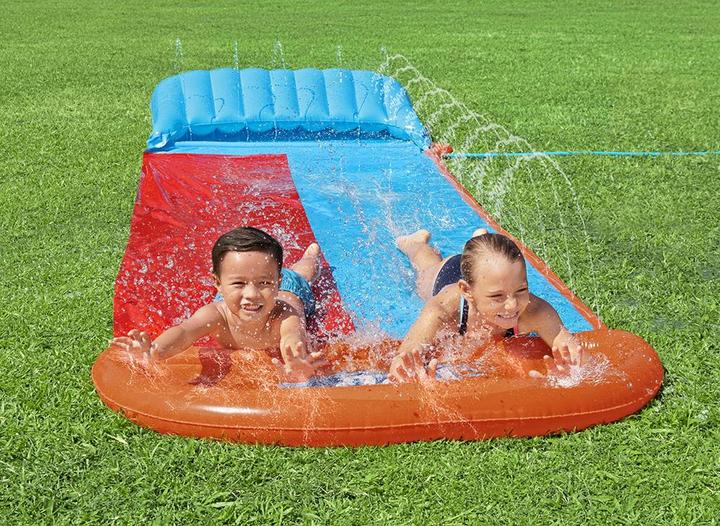 Actual product image Bestway Tsunami Splash Ramp Double Slide