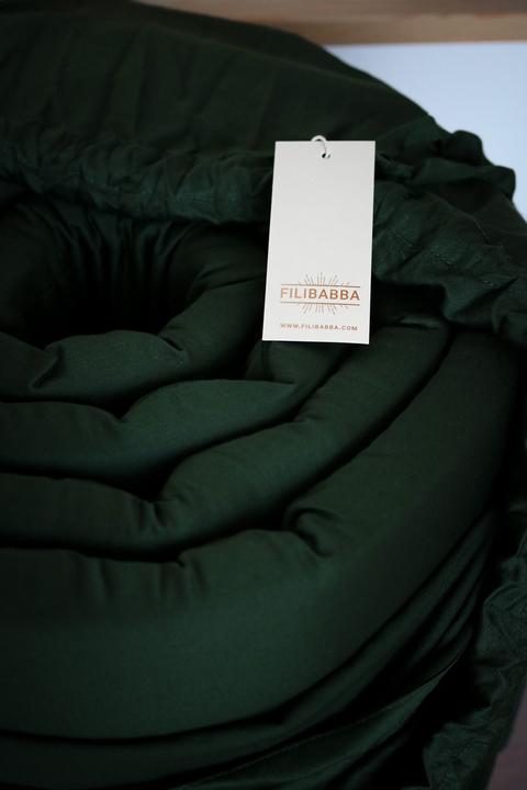 Produktbild Filibabba Bettumrandung - Solid Dark Green