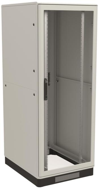 Produktbild Enoc 19" Standschrank F1 81021-DE1-PA-G 42 HE Passiv 800x1000x2100 RAL7035 58957 (19 Zoll Rack)