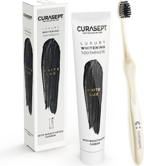 Image du produit Curasept White Luxury Whitening Toothpaste 75ml+Toothbrush (75 ml)