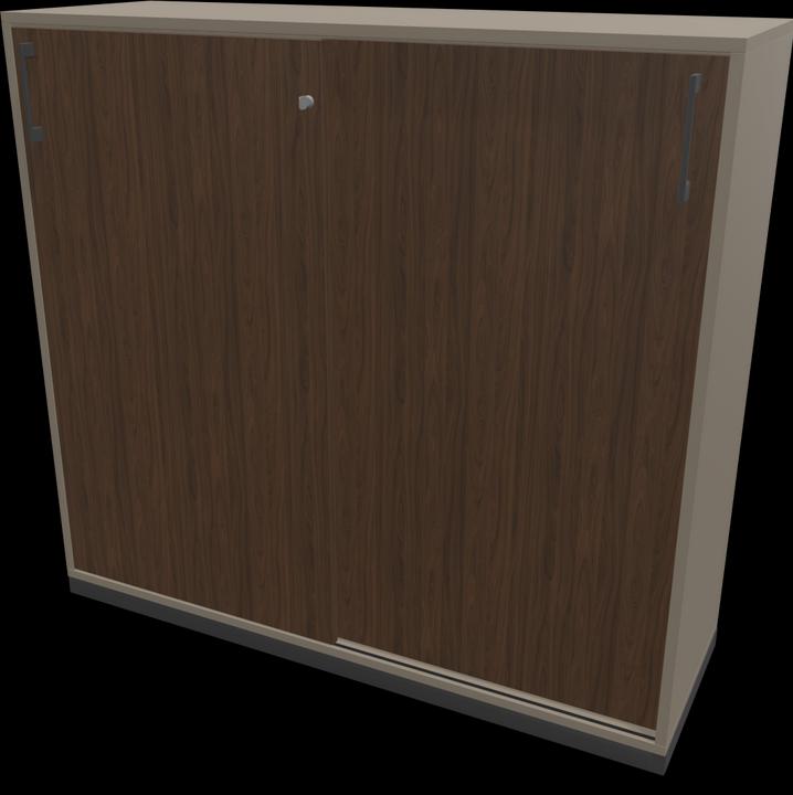Cubanite grey, Walnut decor dark with structure, Dark grey