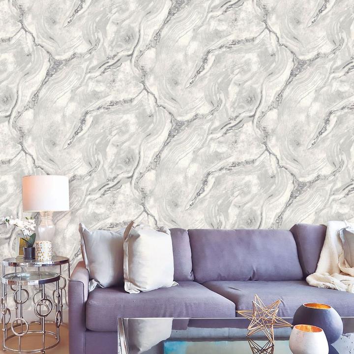 Immagine prodotto World of Wallpaper Carta patinata testurizzata in vinile con effetto minerale della collezione Luxe
