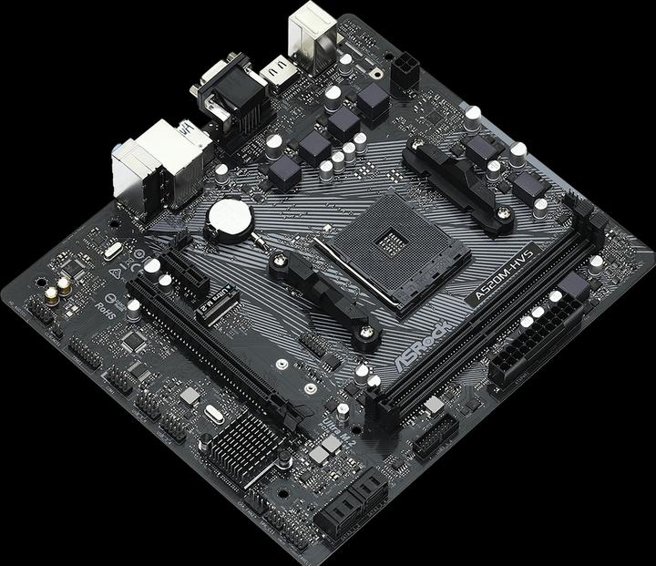 Actual product image AsRock A520M-HVS (AM4, AMD A520, mATX)