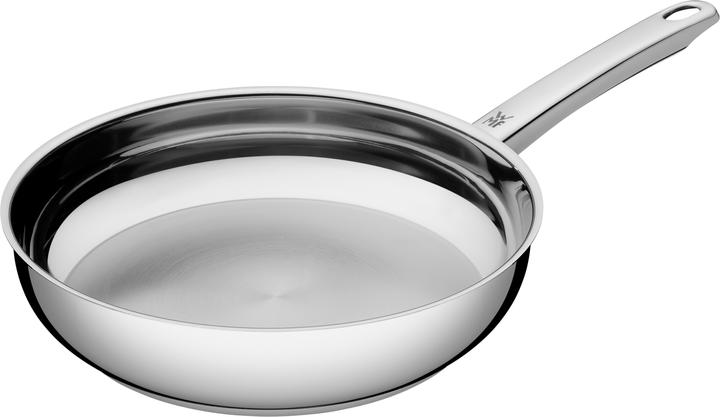 Produktbild WMF Edelstahlpfanne Bratpfanne 24cm Pfanne Induktion Profi unbeschichtet (24 cm, Bratpfanne, Edelstahl)