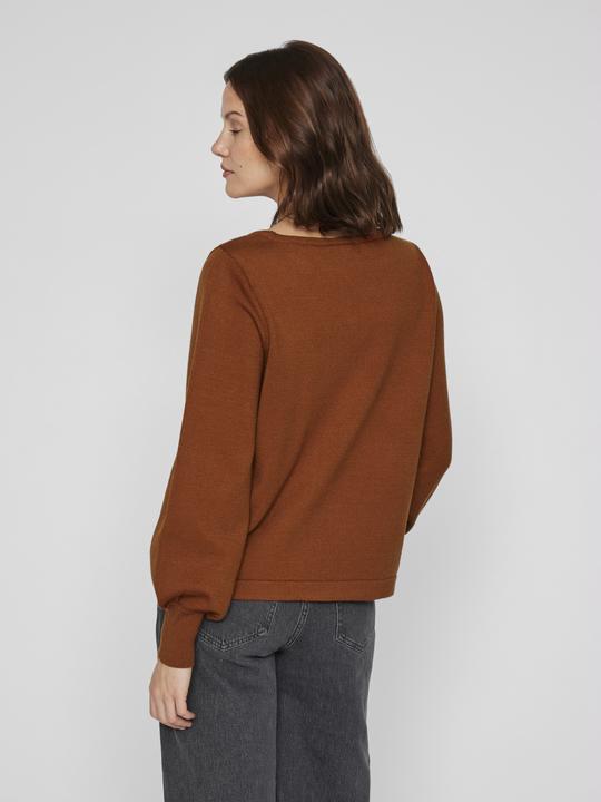 Actual product image Vila U-boat neck knitted jumper (S)