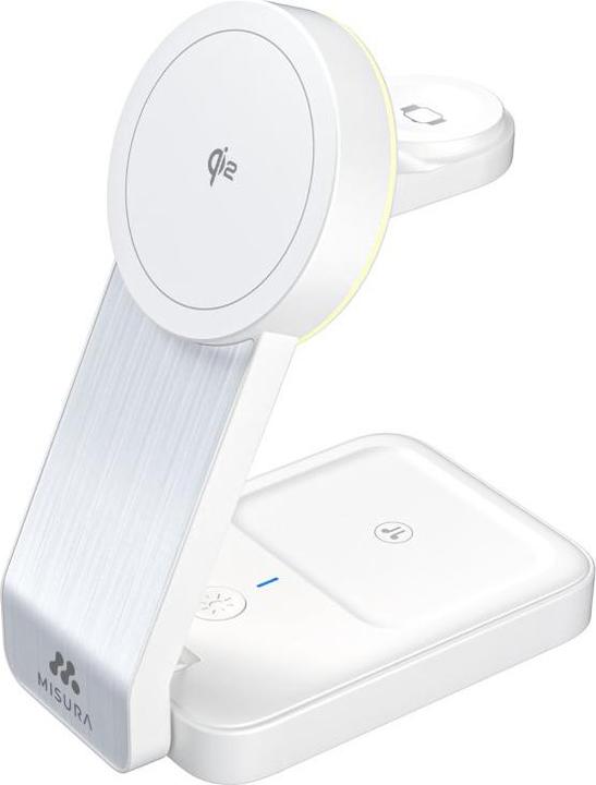 Produktbild Misura MH10 3-in-1 Faltbare Kabellose Ladestation - WHITE (30 W)