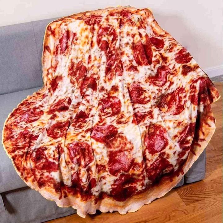 Actual product image JTI Round blanket, pizza - 150 cm (150 cm)
