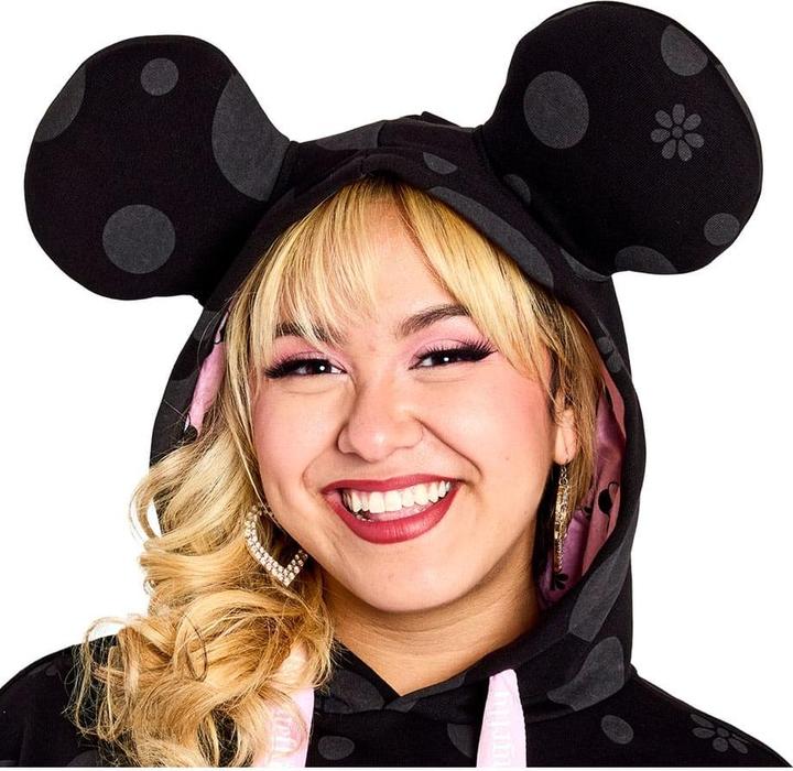 Produktbild Loungefly Disney by Kapuzenpullover Unisex Minnie Rocks the Dots Florals Grösse XL (XL)