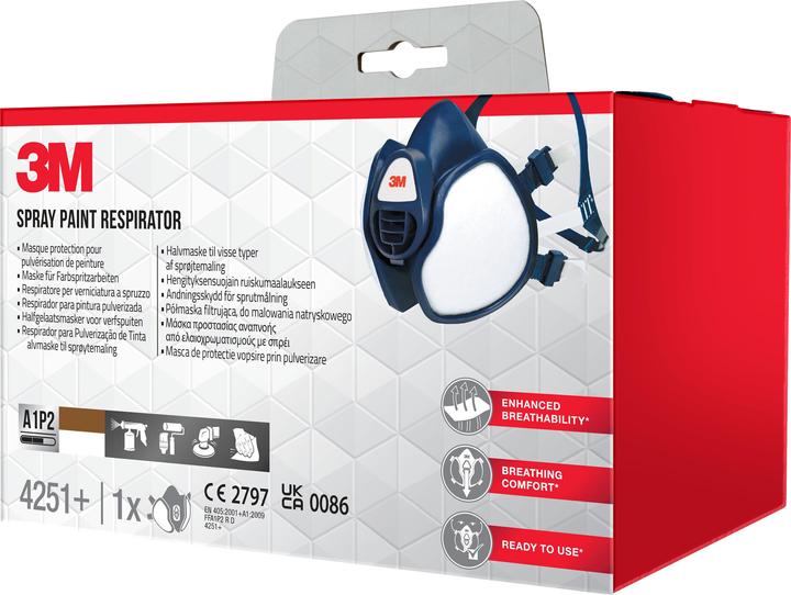 Produktbild 3M Atemschutzmaske 4251+ (A1P2, 1 x)