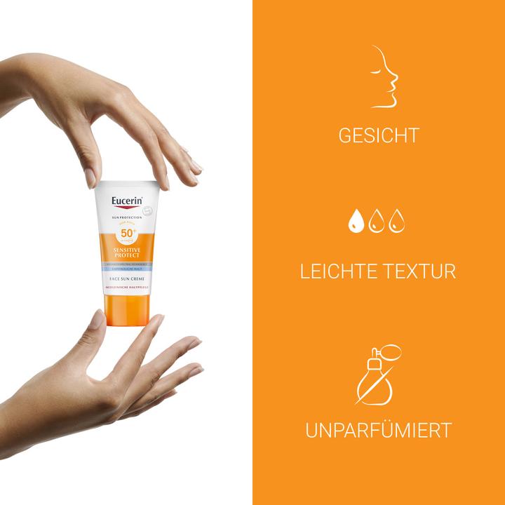 Image du produit Eucerin Sensitive Protect (Crème solaire visage, SPF 50, 50 ml, 67 g)
