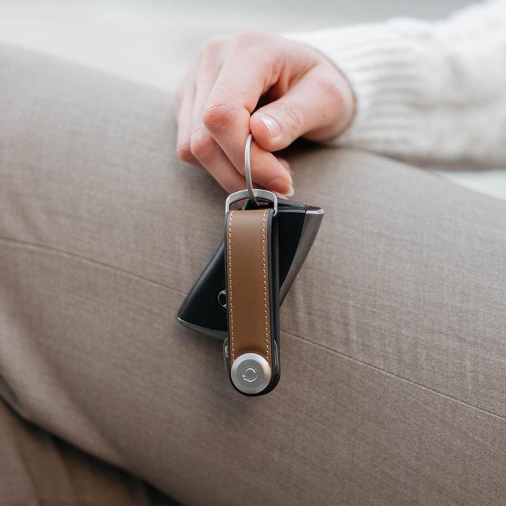 Actual product image Orbitkey Hybrid Leather Key Organiser - Acorn